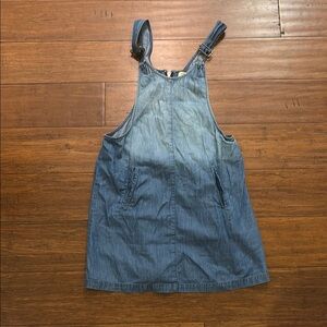 Blue Denim Sleeveless Dress